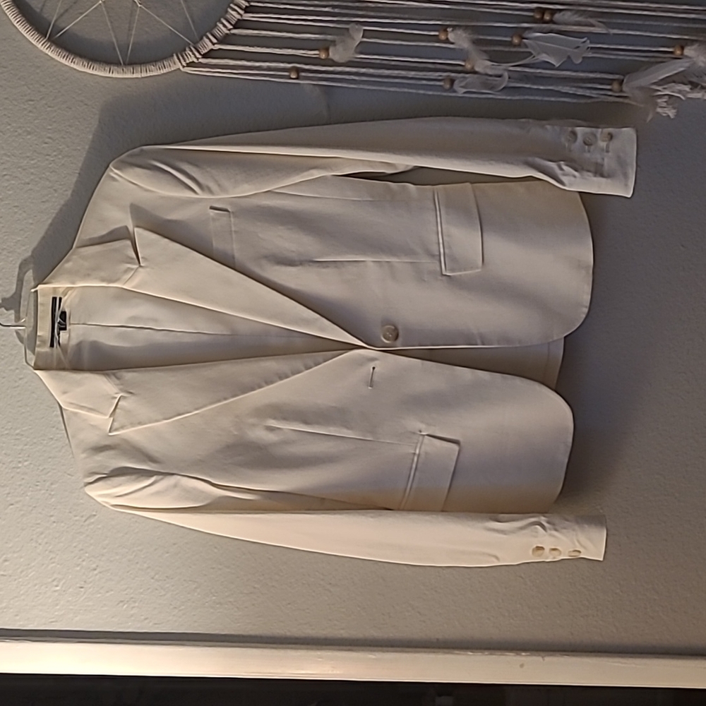 Theory white blazer